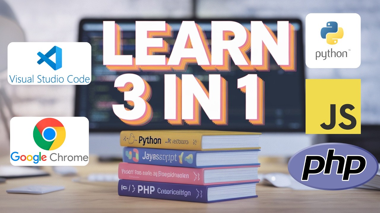 🚀 Master Python, JavaScript &amp; PHP! (Side by Side Coding)